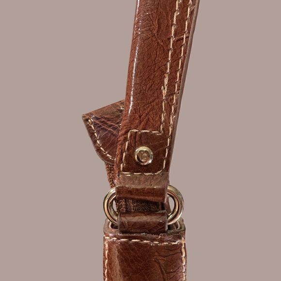 Liz Claiborne Brown and Tan Shoulder Bag - Picture 10 of 16